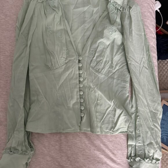 [SOLD] Reformation Lawrence blouse - Picture 2 of 2